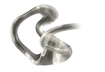 Acrylic earmould detail
